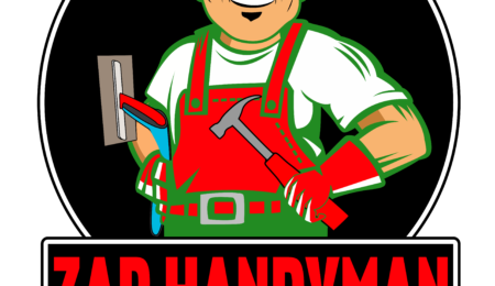 wonderful handyman service logo design