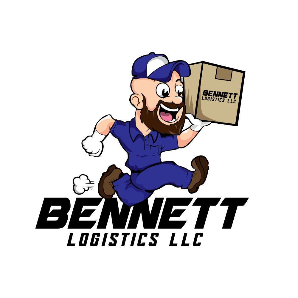 Perfect Fascinating trucking logistic transport and moving logo