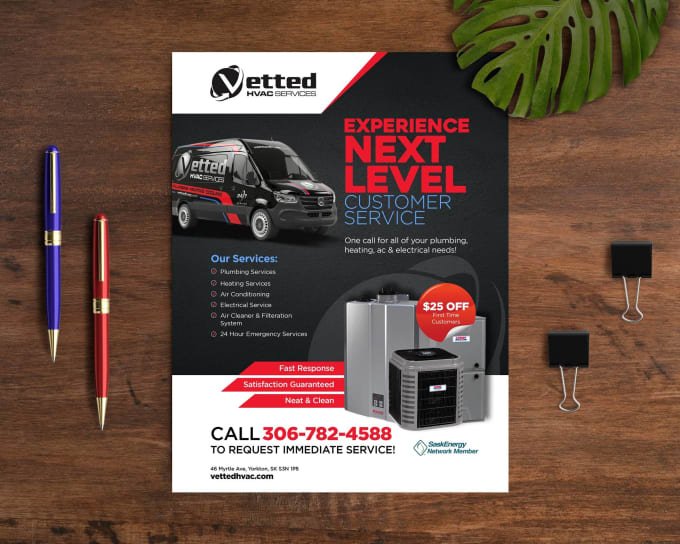 I Will Create Modern and Professional Print-Ready Flyer or Magazine Ad