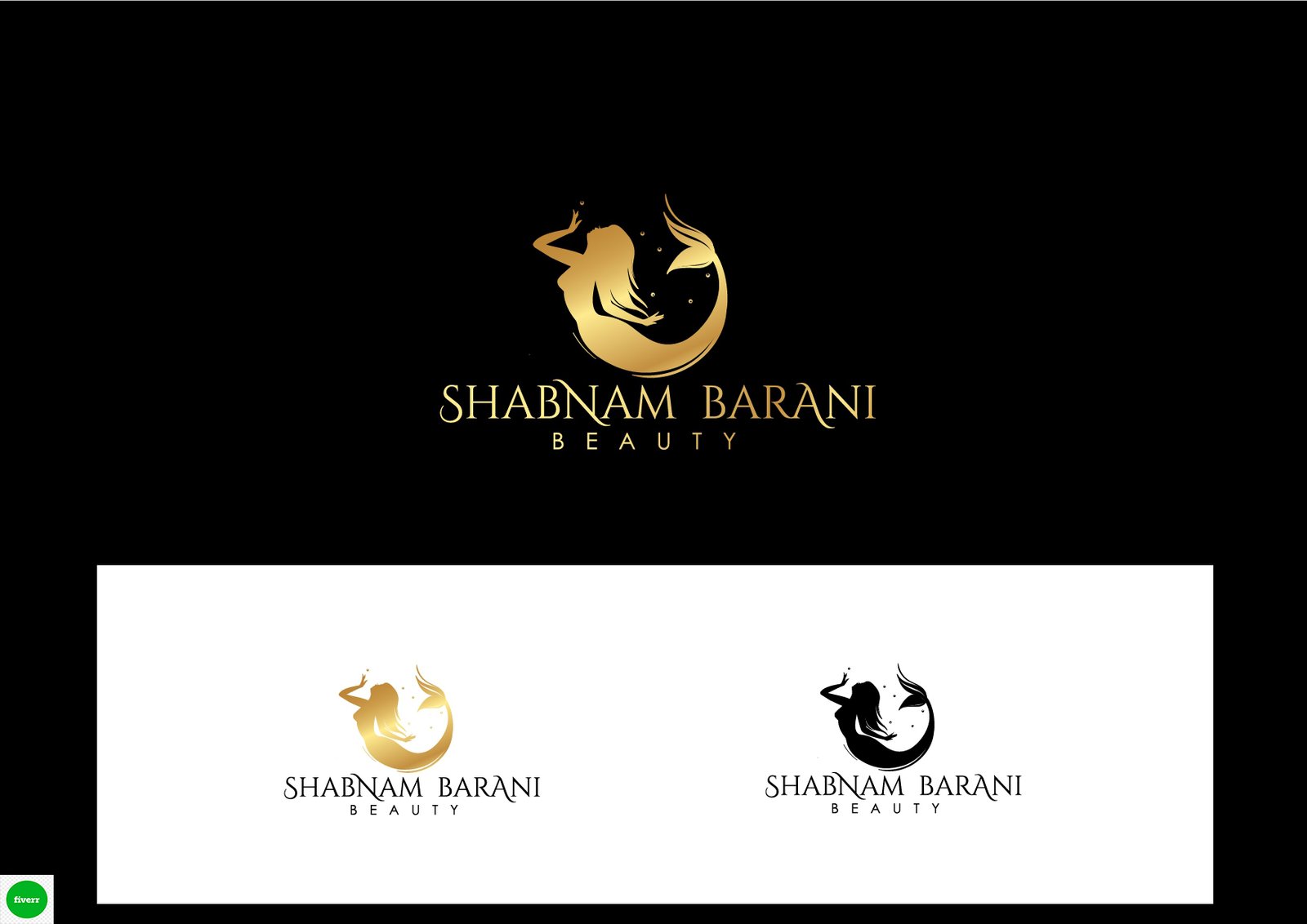 Luxury beauty fashion and boutique logo
