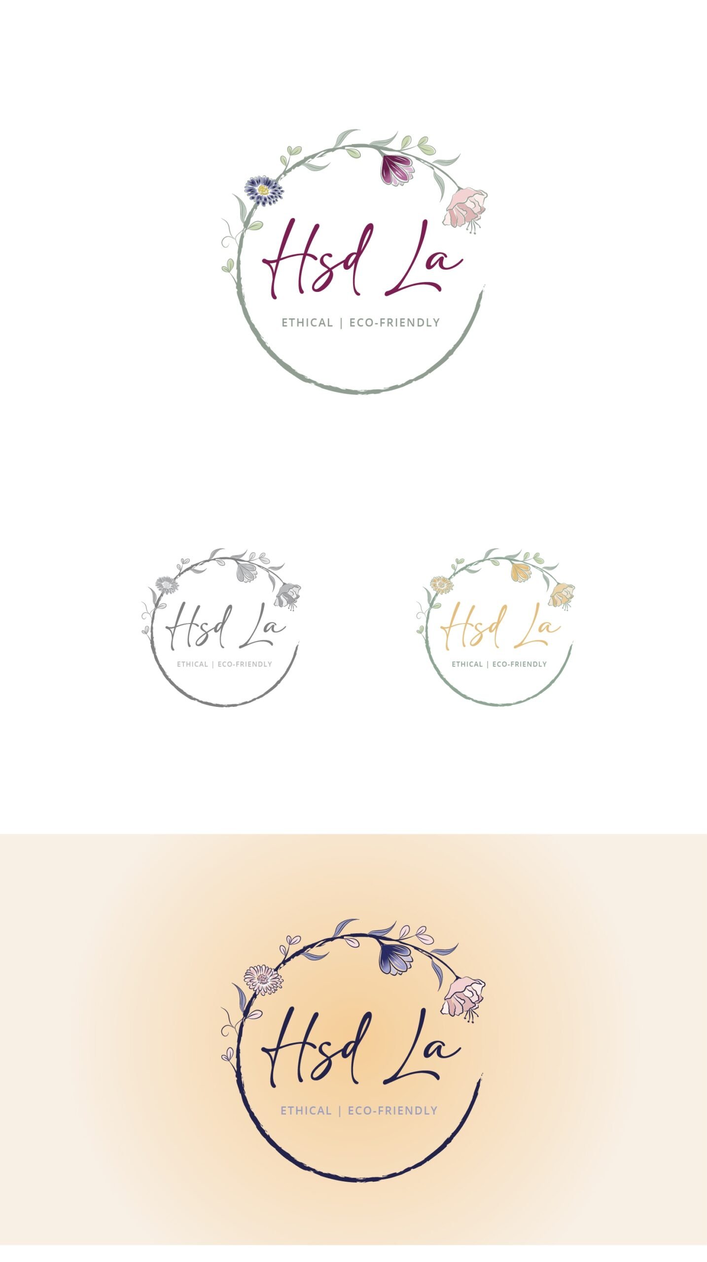 Luxury beauty fashion and boutique logo