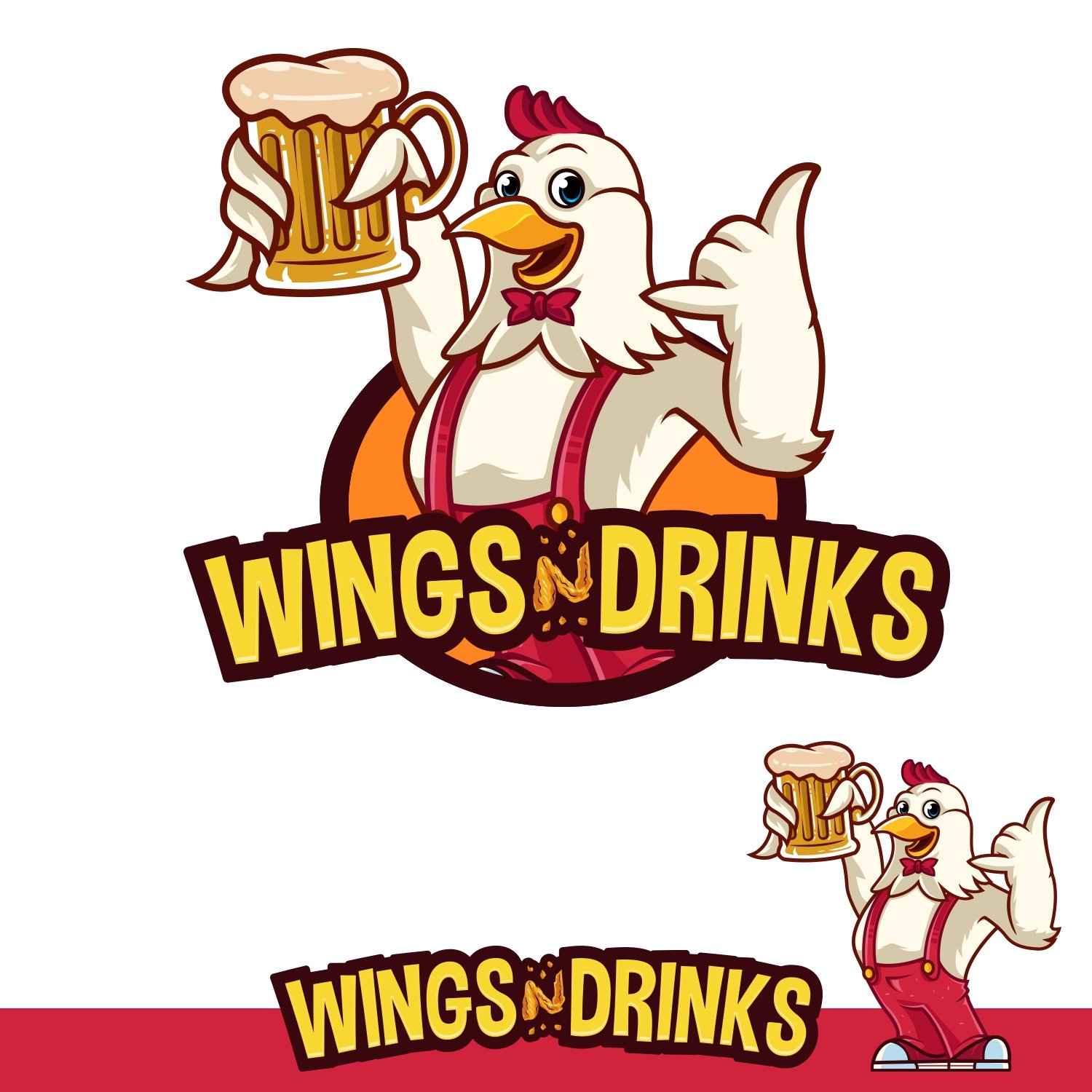 Amazing fast food restaurant seafood chef and bakery logo