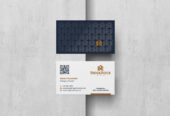 I will create luxury professional business card with a qr code