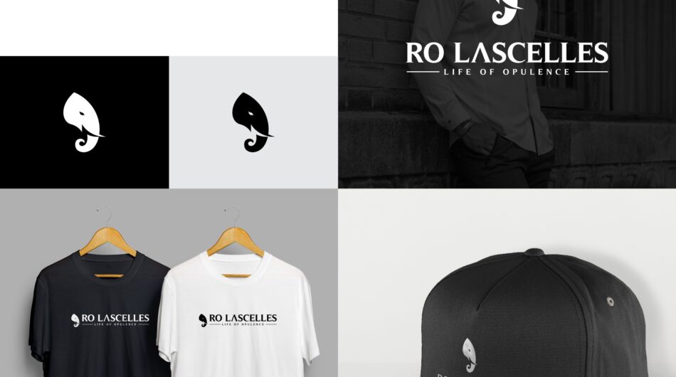 Luxury clothing fashion brand, apparel logo design