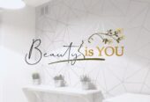 You will get minimal feminine beauty salon skin care cosmetics logo design