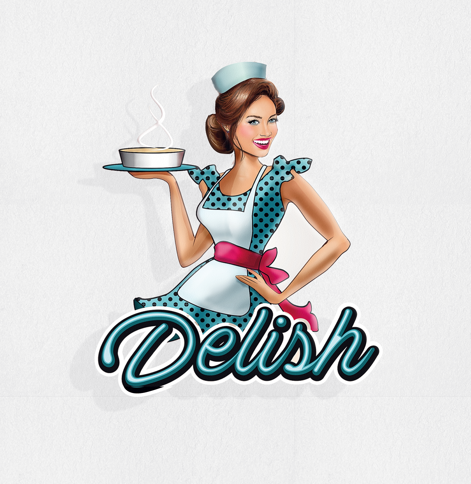 I will do chef cooking kitchen catering food logo design