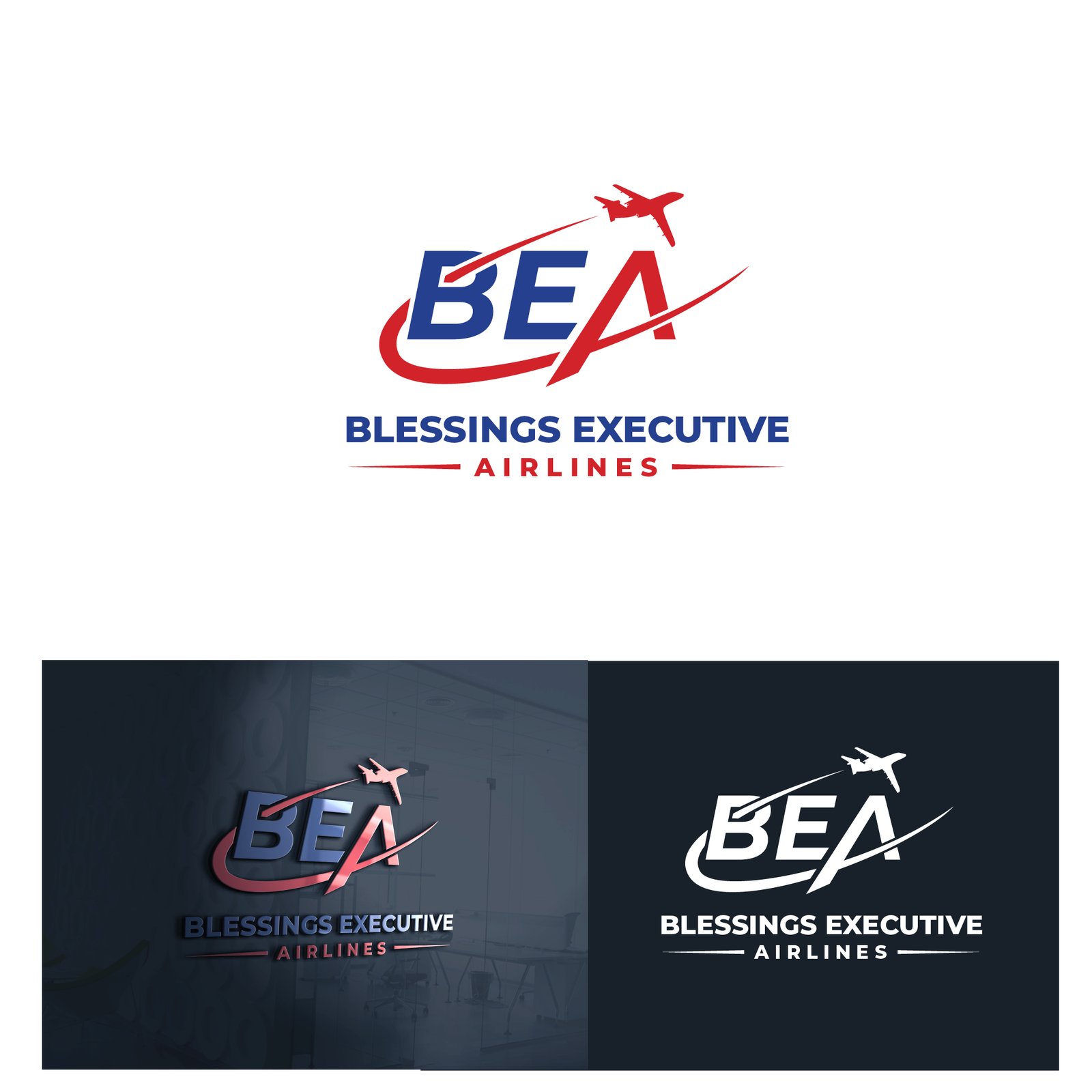 Luxury aviation logo with my creative thinking for your company