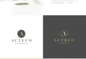 Professional financial consulting marketing logo design