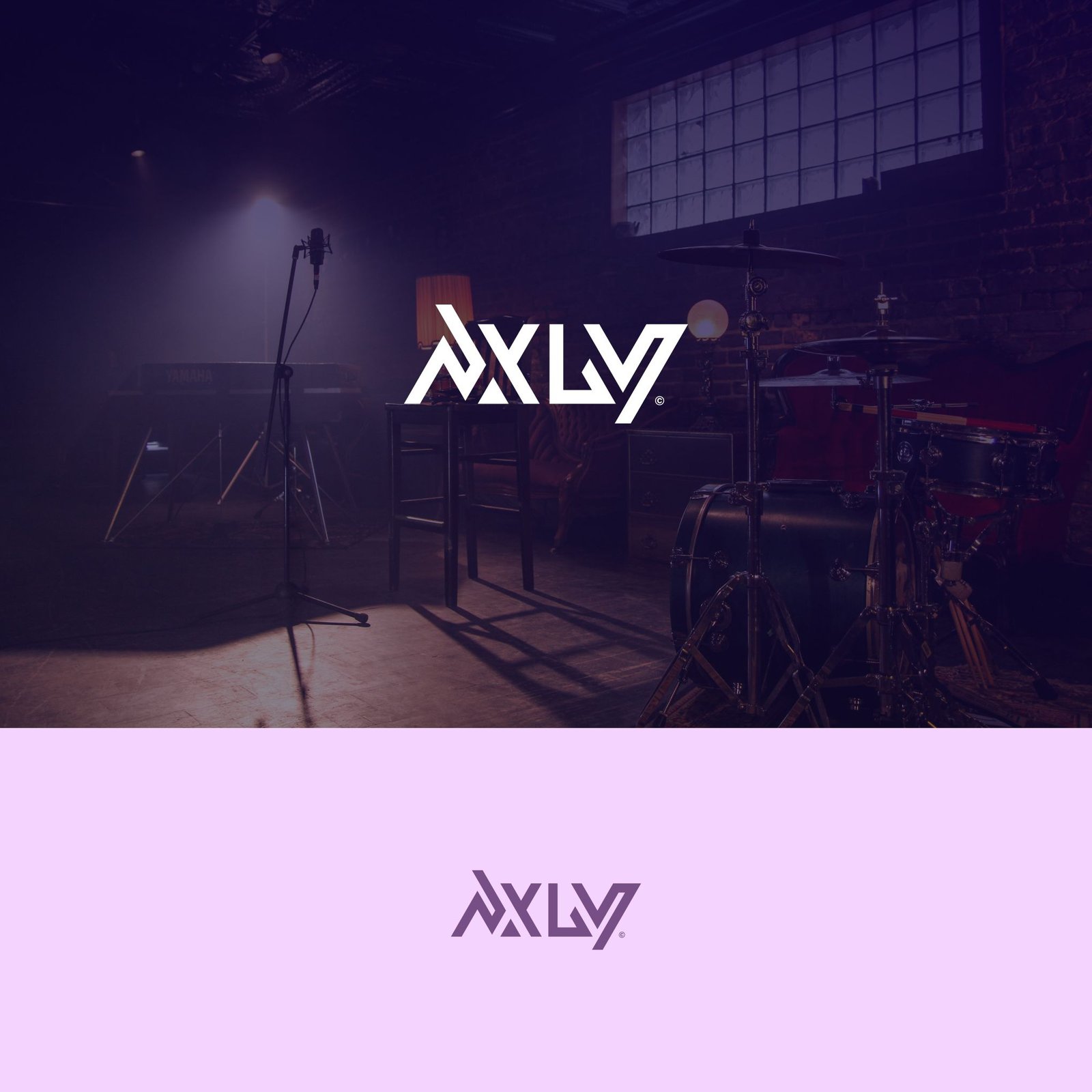 How to make modern music studio, dj and entertainment logo design