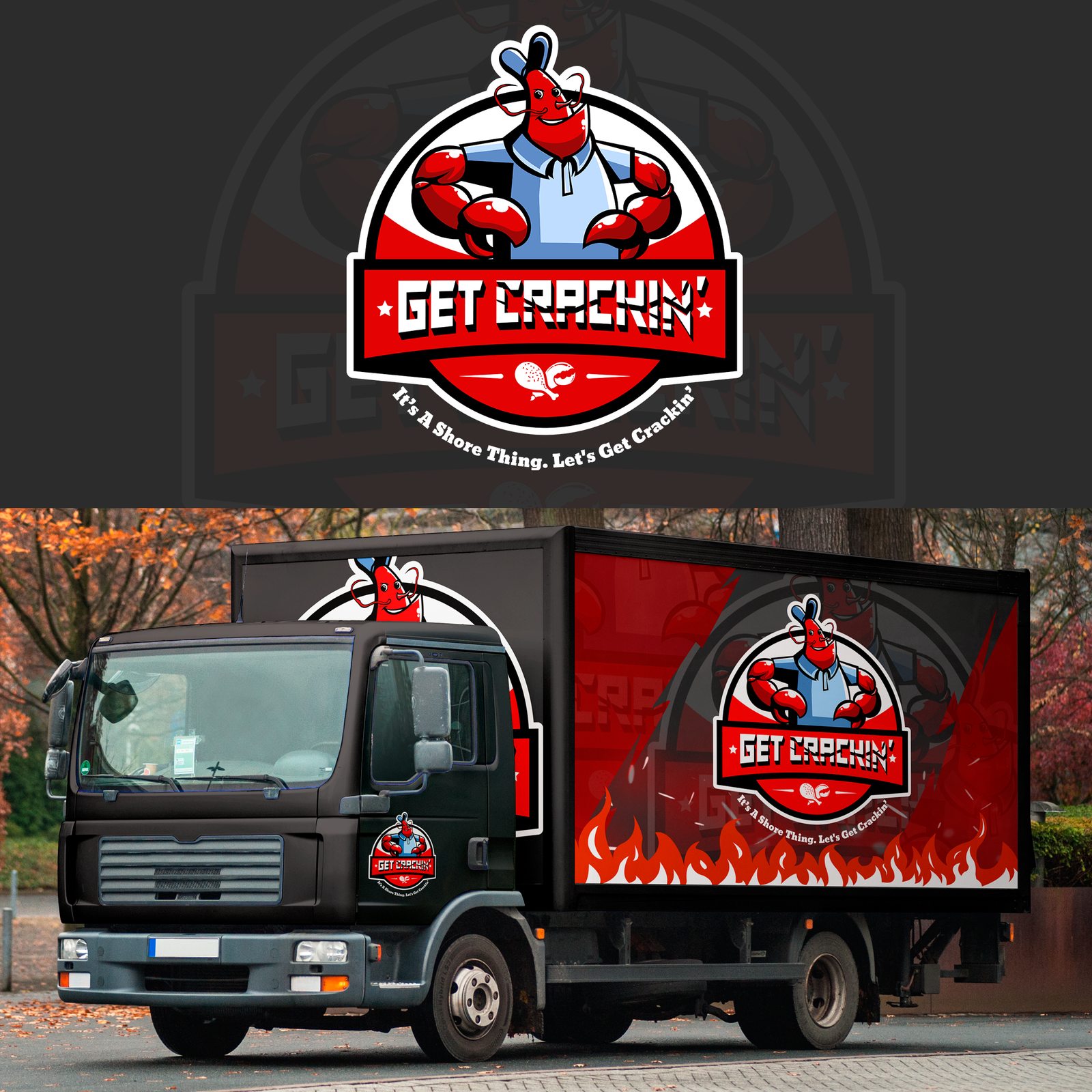 How to make a perfect and unique food truck logo design