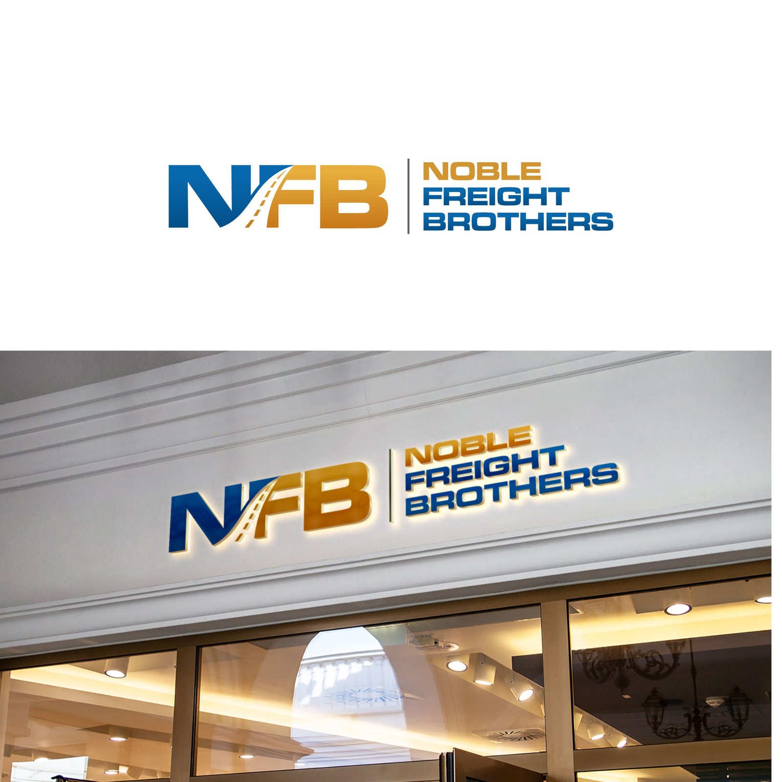 I will do transport logistic and trucking moving logo