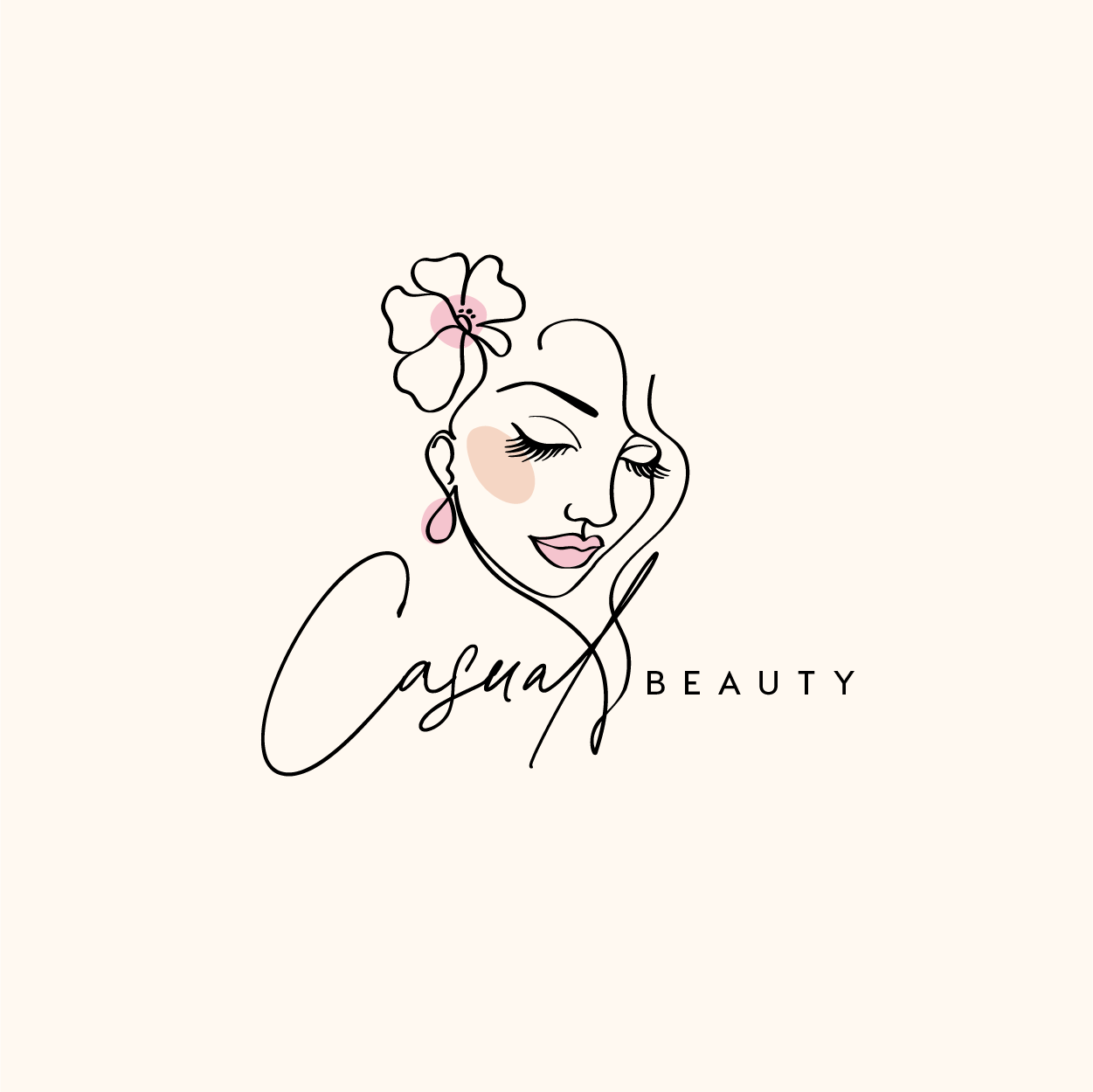 I will do feminine  minimalist monogram signature business logo design