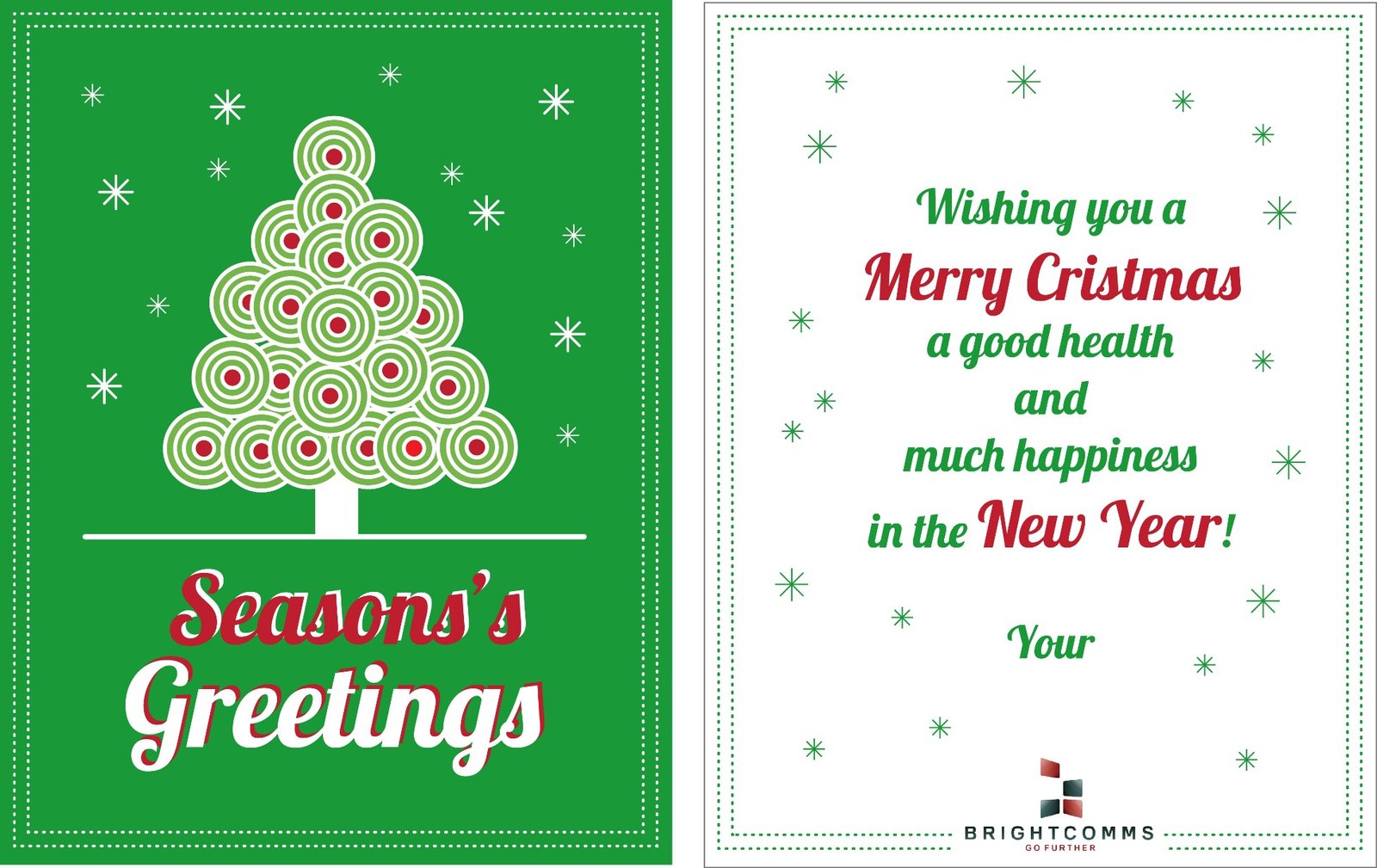 I will design amazing Christmas, greeting or holiday card