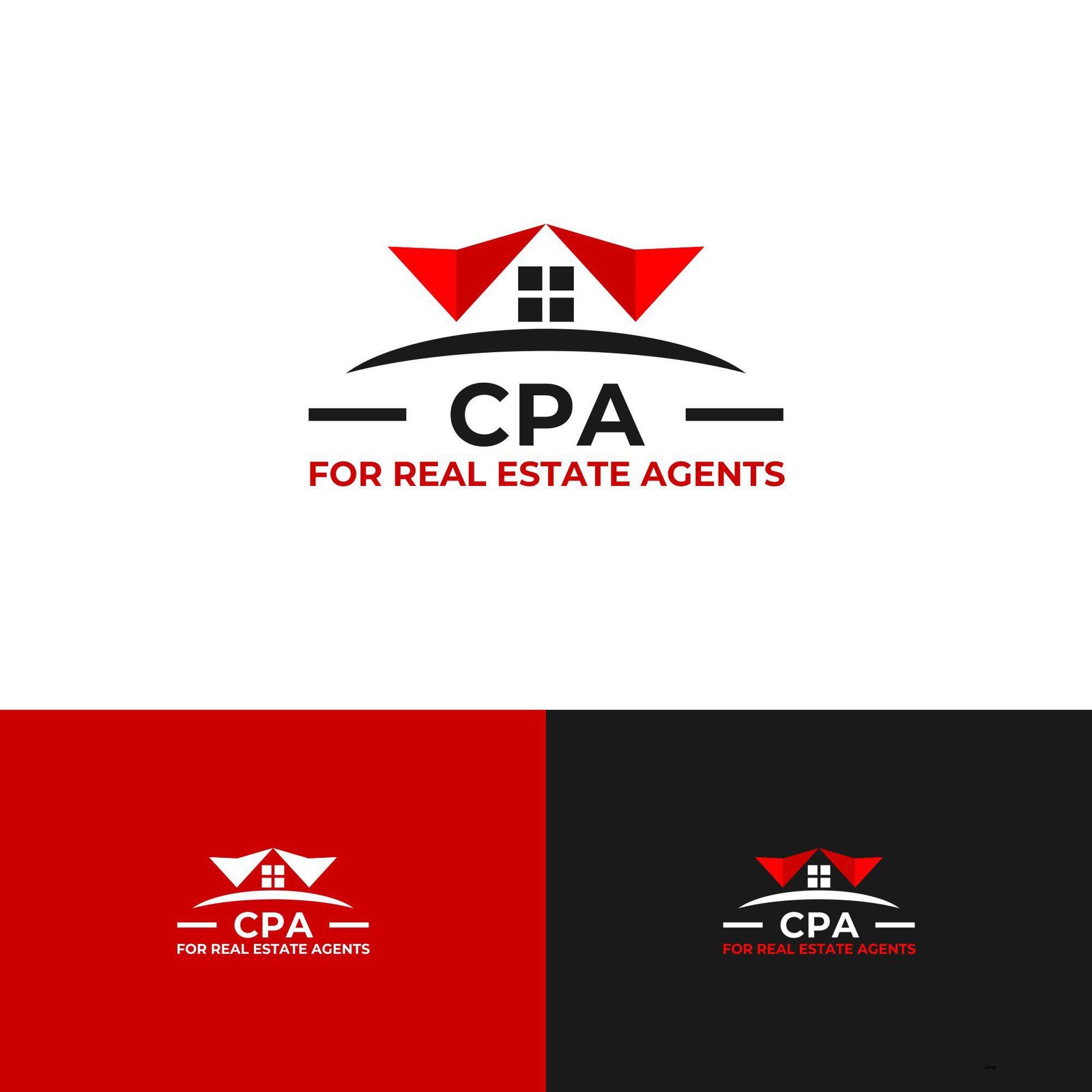 Modern finance marketing consulting and cpa logo