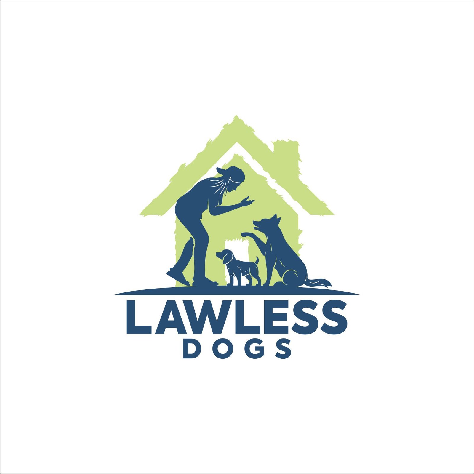 Amazing minimalist pets, cat, dog and animal supply logo design