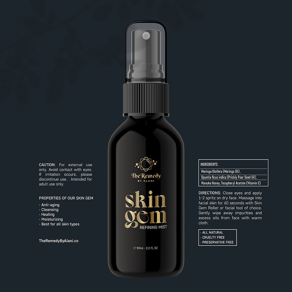 Beauty skin care logo and product label design