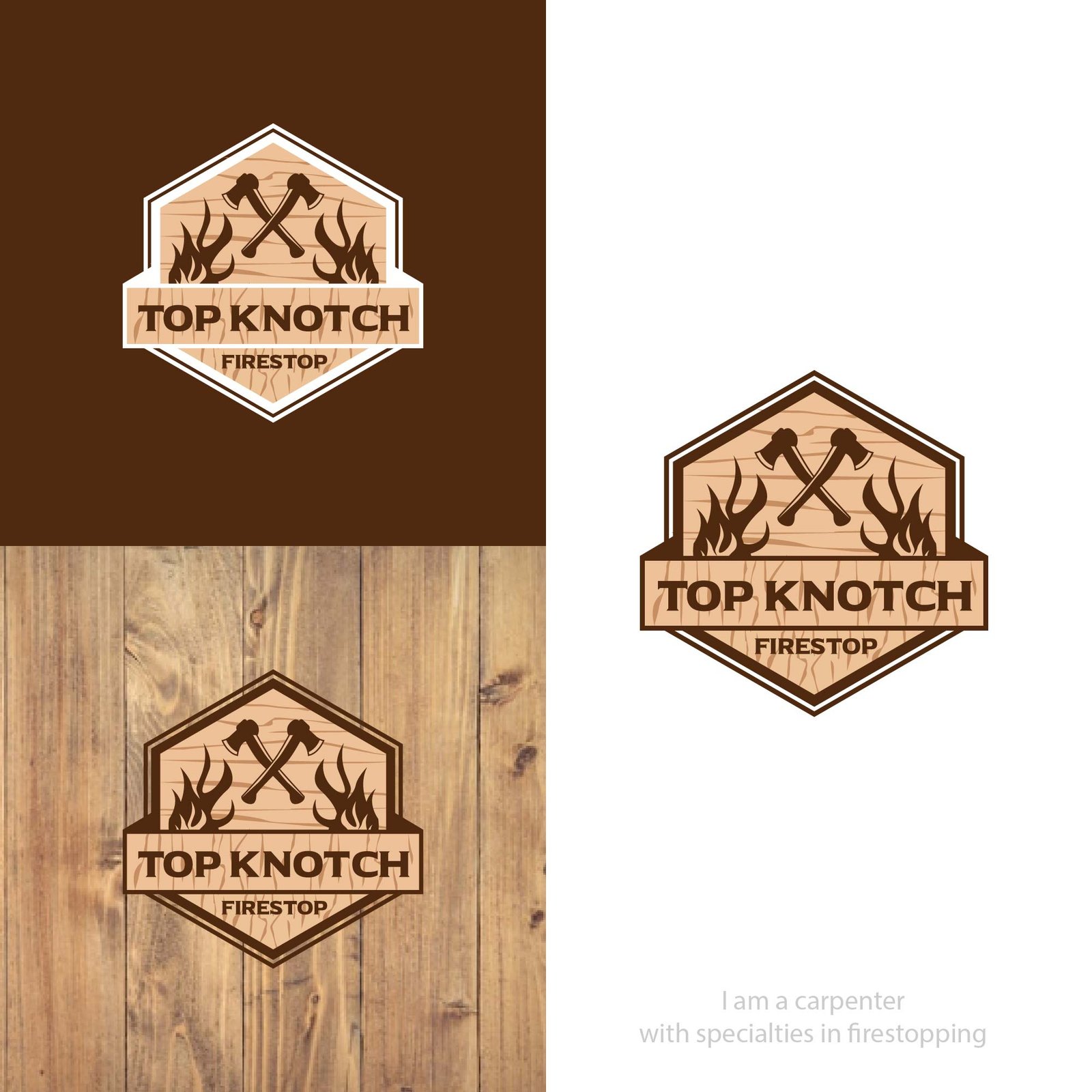 Outstanding carpentry logo for your business