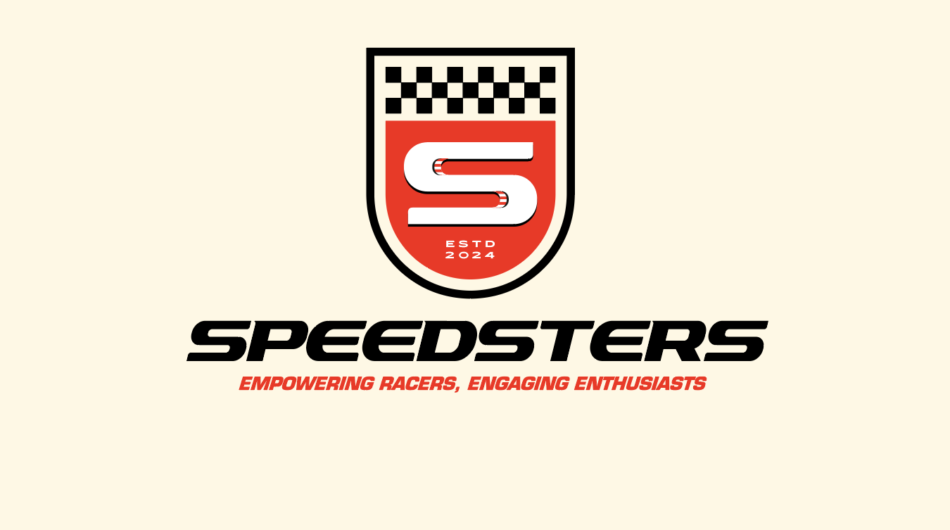 Professional car racing and motorsports logo