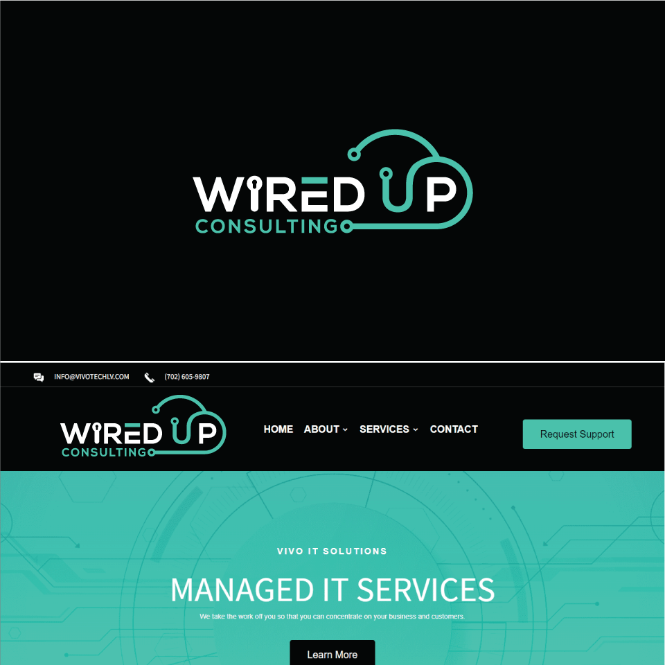 Create a technology computer cloud startup logo