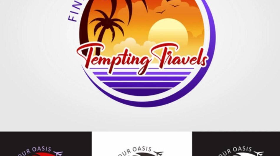 Best travel agency and summer vacation logo