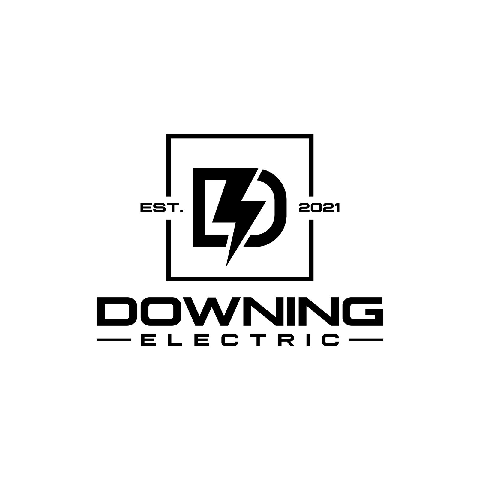 Creative eye catching logo design for electricians services
