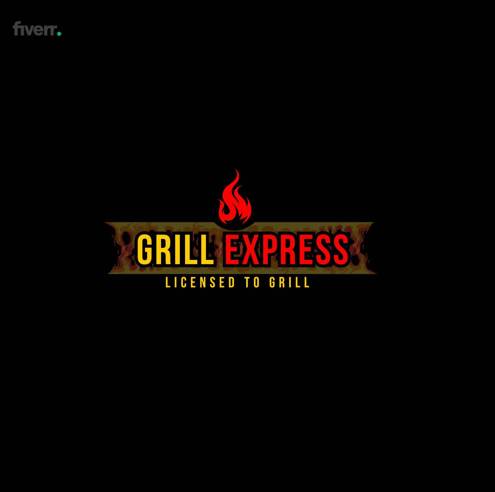 Amazing restaurant BBQ, food, grill logo for you