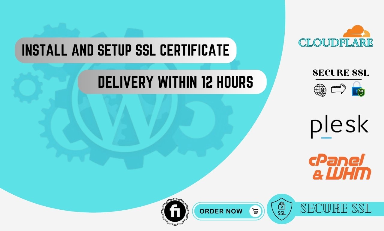Certificate in your webserver new business