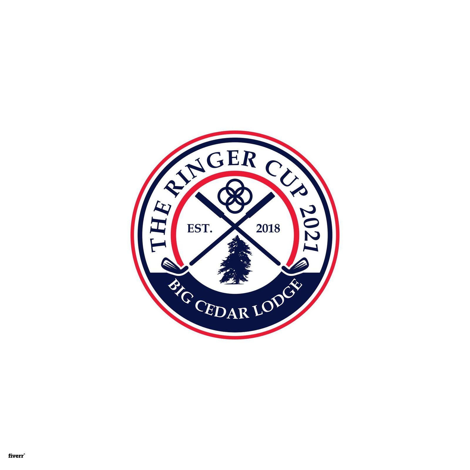 Best minimalist design for sports clever golf logo