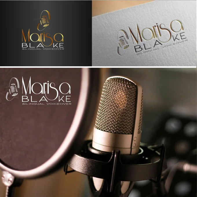 Create a professional  voice actor logo designs