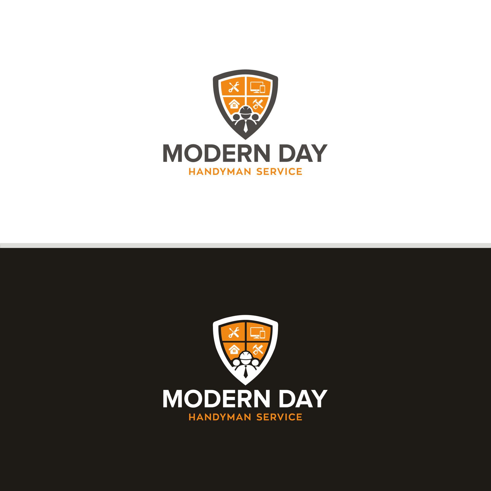Wonderful real estate, property, handyman, logo design