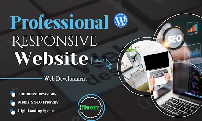 Will develop blog wordpress website design