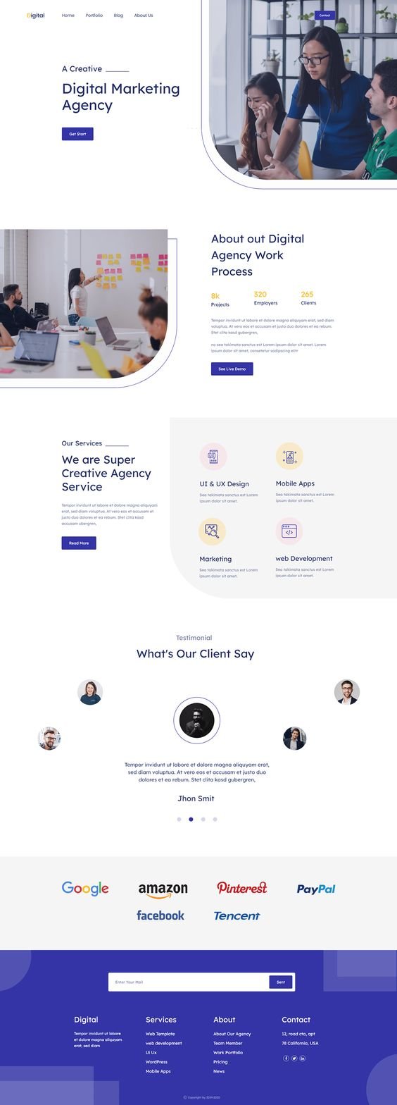 Redesign wordpress site or build blog website