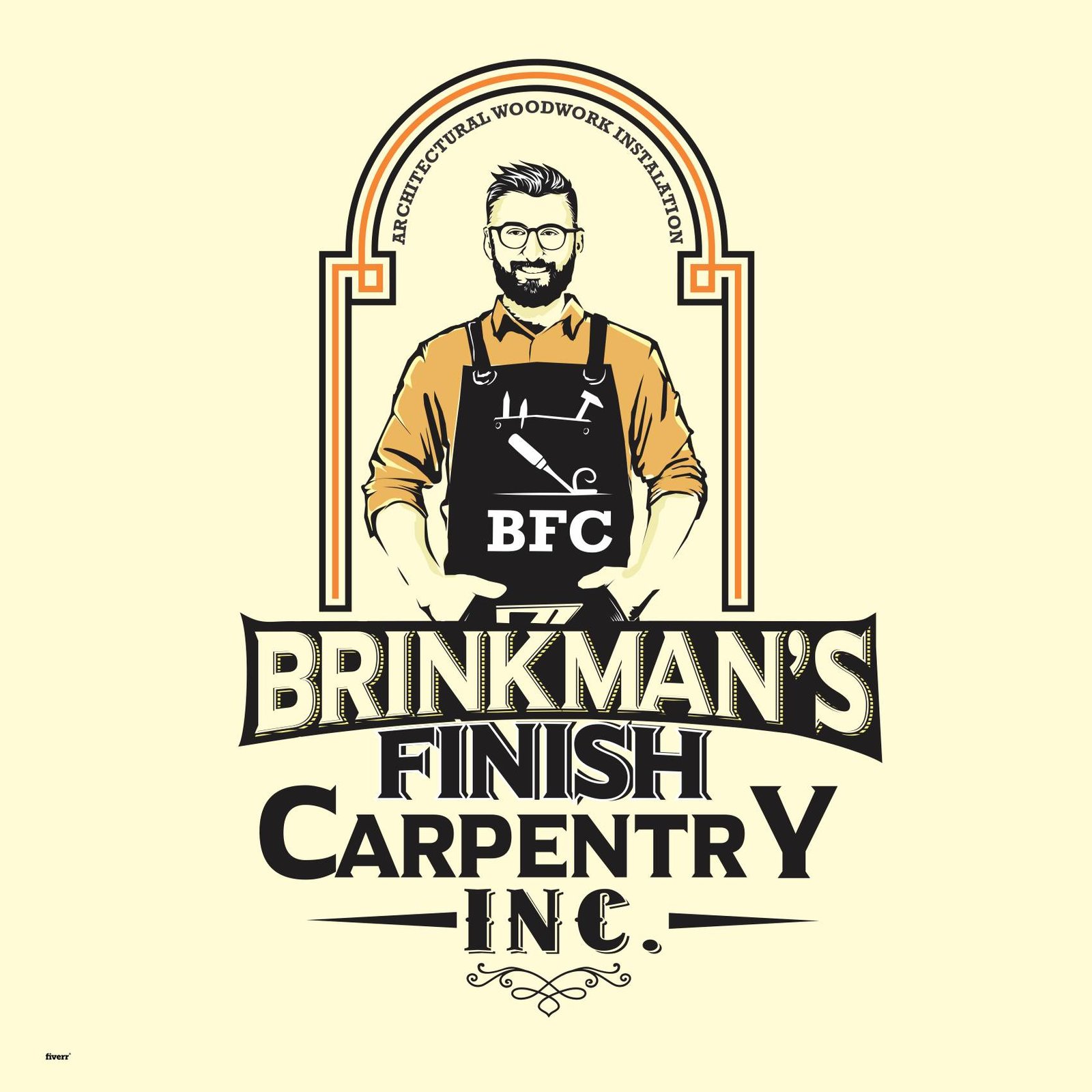 Outstanding carpentry logo