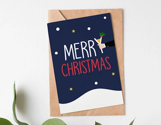 Christmas Holiday Card Vector Art, Icons, and Graphics