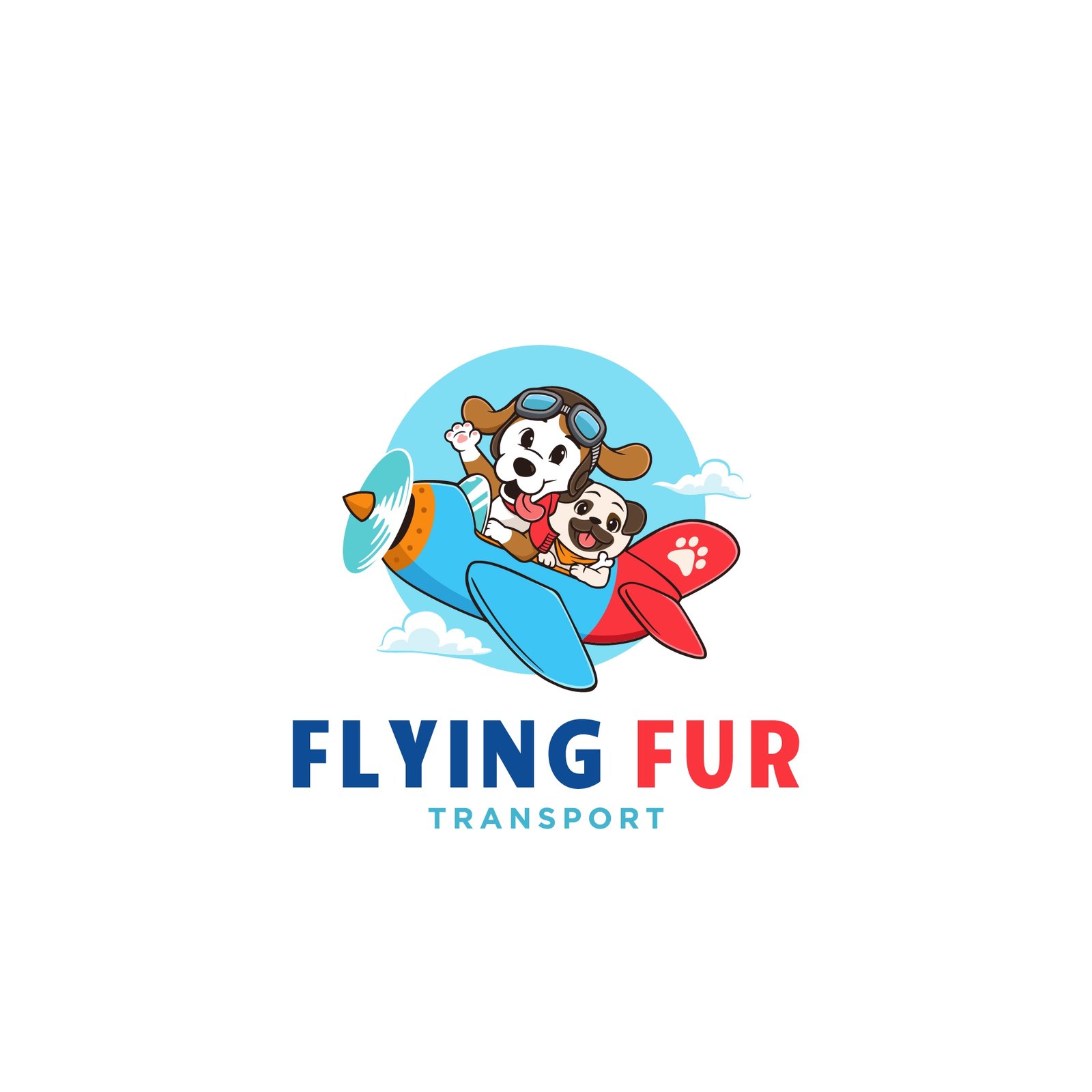 Minimalist pets, cat, dog and animal supply logo design