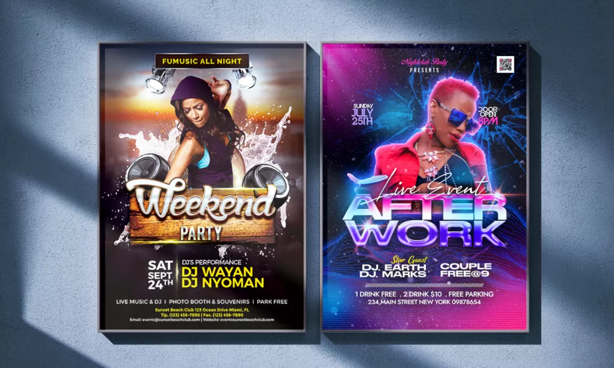 I will create professional poster or flyer design for any event