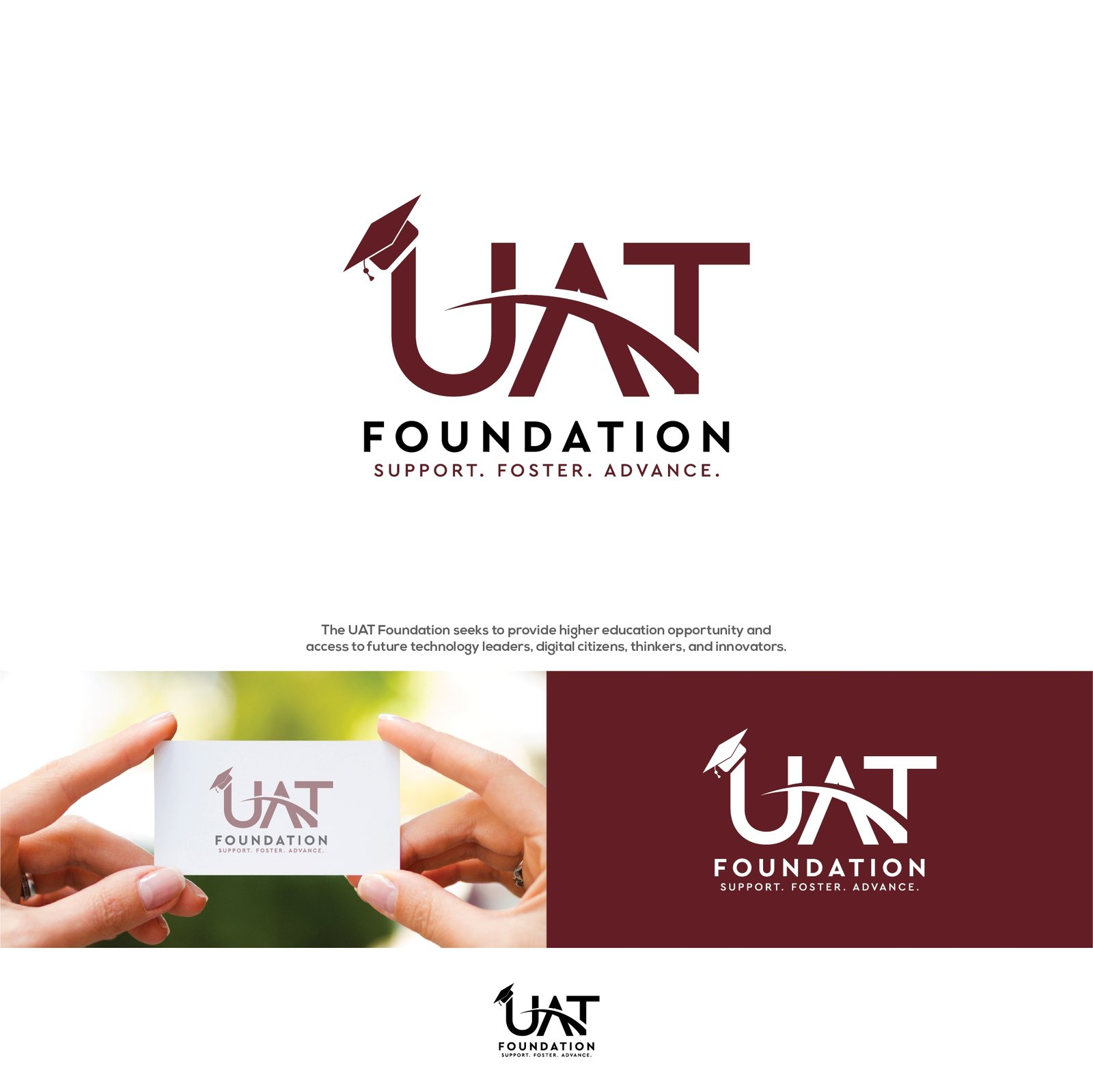 Education, university, academy logo design