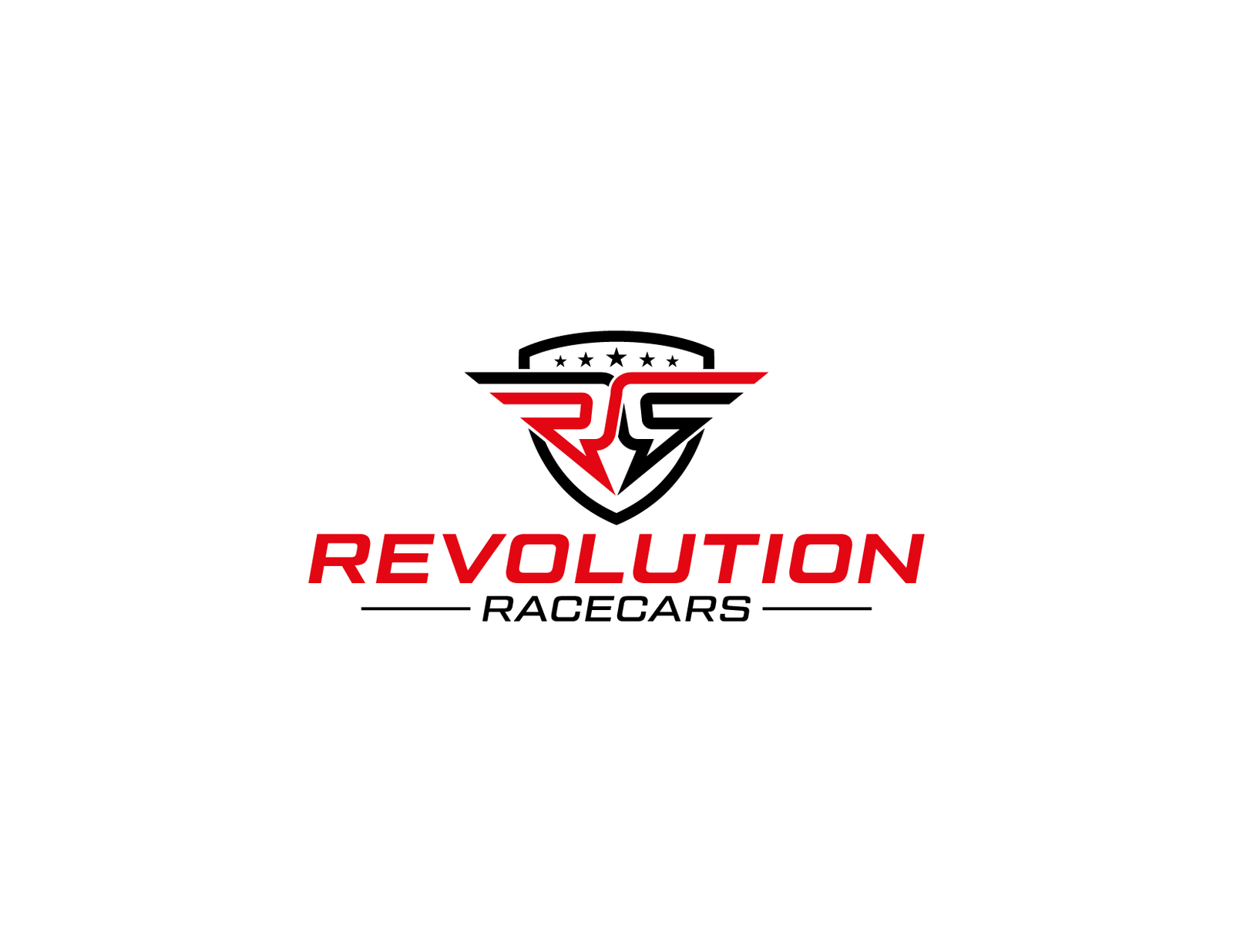 Professional car racing and motorsports logo