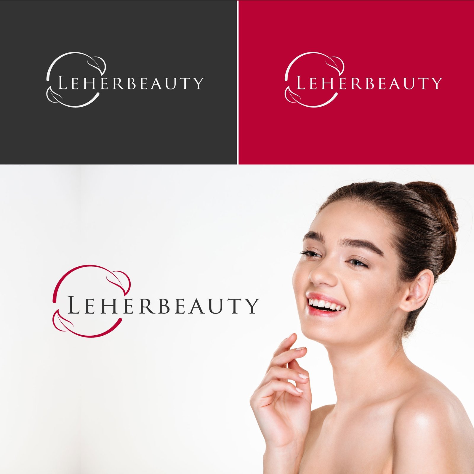 Luxury makeup, beauty and cosmetic logo design