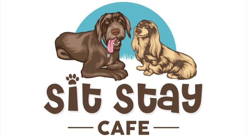 Minimalist pets, cat, dog and animal supply logo design