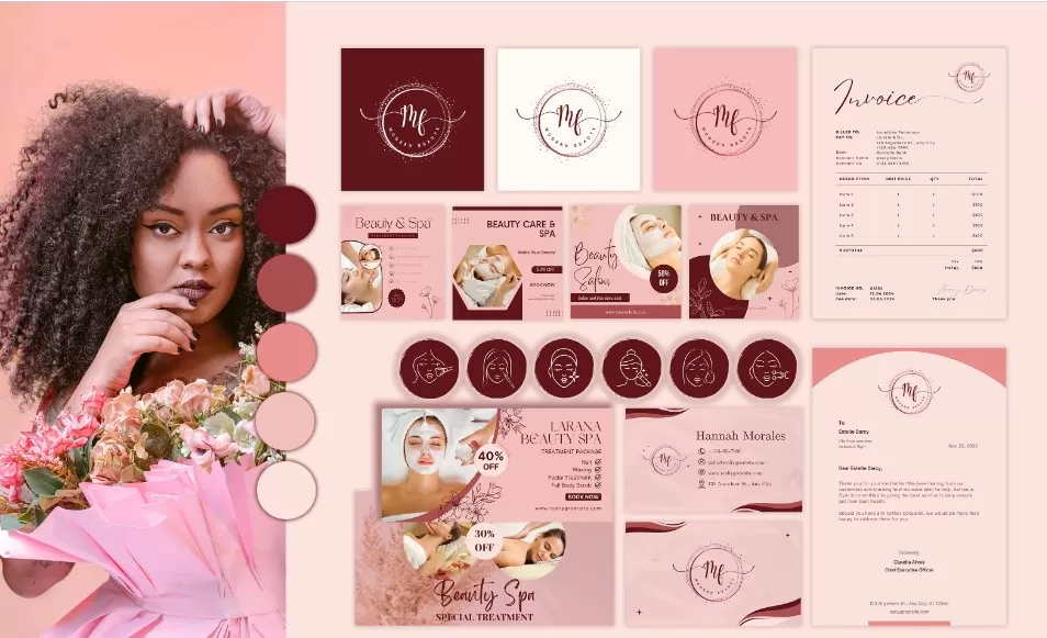 Luxury company logo design