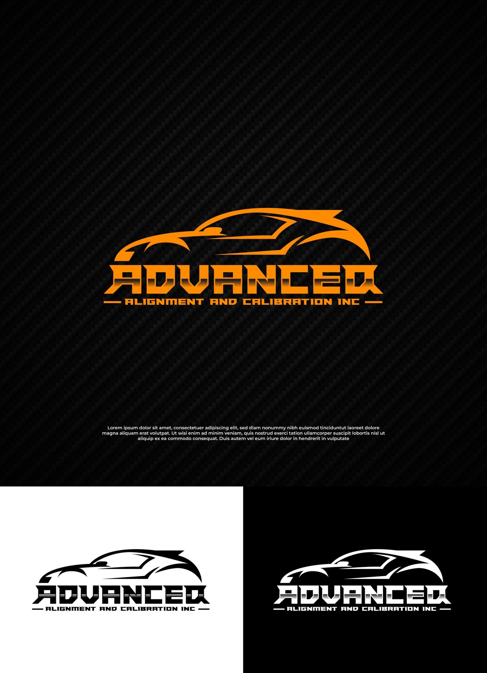 Premium Quality automotive car racing logo