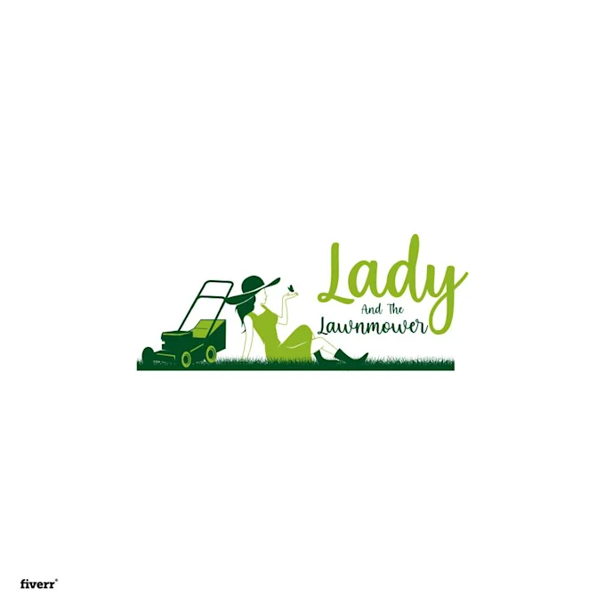 Green agriculture landscape and gardening logo