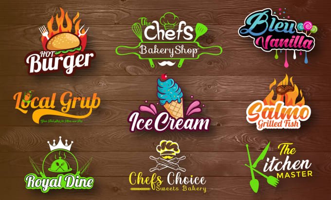 I will design modern restaurant,cafe,food,bbq,chef,bakery logo