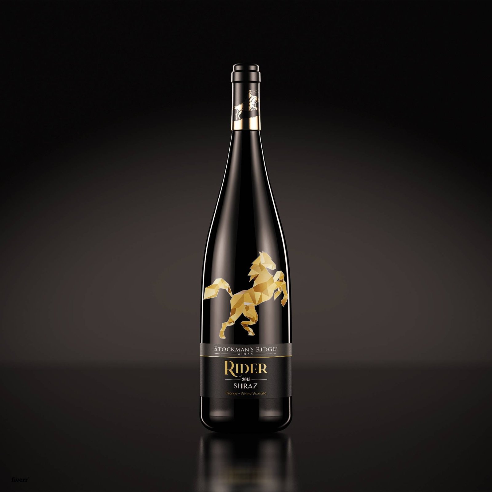 Made premium bottle label and box Packaging design