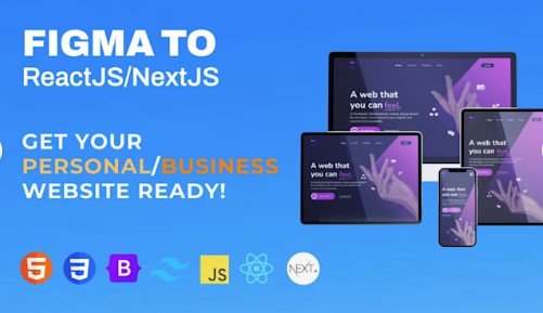 Modern react and nextjs websites with tailwind CSS