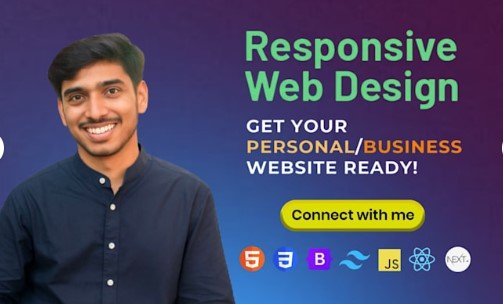 Responsive Website in React JS and Tailwind CSS