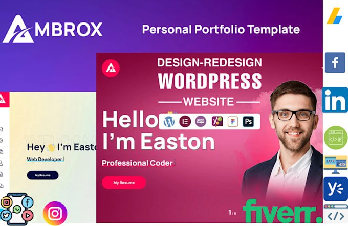 WordPress developer, website designer, and create business website