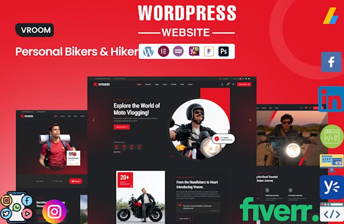 Build wordpress website design business or blog