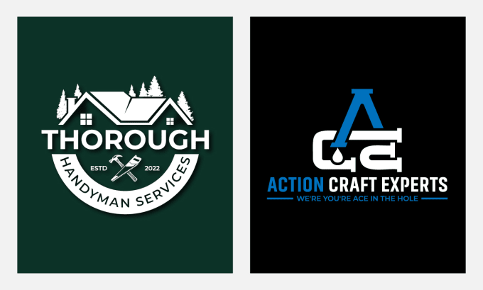 Carpentry,woodworking,handyman,plumbing logo